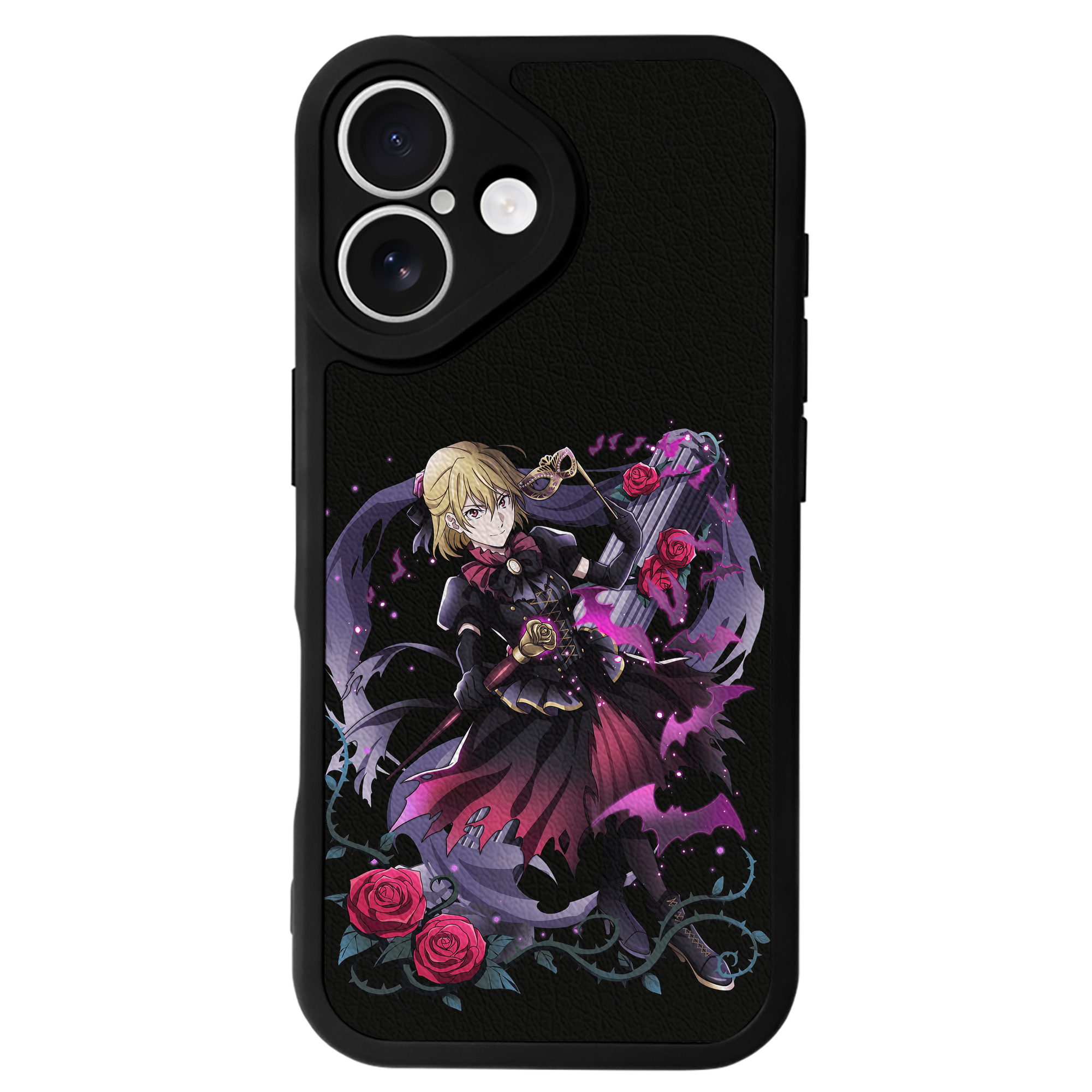 （画像用） 文豪ストレイドッグス Bungo Stray Dogs 【iPhone 16シリーズ対応】シリコンスマホケース（レザー調） 材質：シリコン